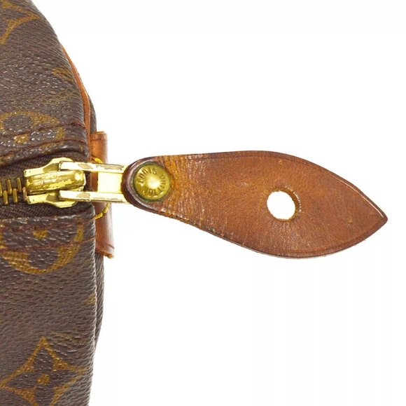 Louis Vuitton Speedy Duffle 35 Brown Canvas Monogram - Picture 8 of 10